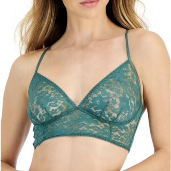 NEW MACY’S International Concepts Smoke Pine Lace Bralette Size XXL - Picture 1 of 7